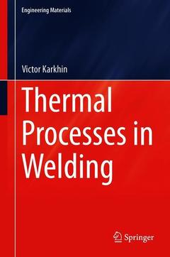 Couverture de l’ouvrage Thermal Processes in Welding