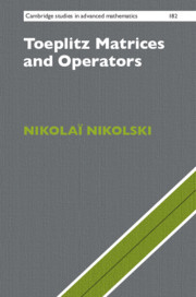 Couverture de l’ouvrage Toeplitz Matrices and Operators