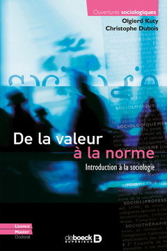 Cover of the book De la valeur à la norme