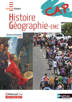 Couverture de l’ouvrage Histoire-Géographie EMC - CAP (Dialogues) Livre + licence élève 2019
