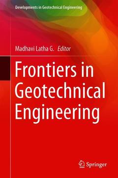Couverture de l’ouvrage Frontiers in Geotechnical Engineering