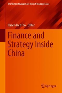 Couverture de l’ouvrage Finance and Strategy Inside China