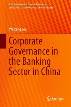 Couverture de l’ouvrage Corporate Governance in the Banking Sector in China