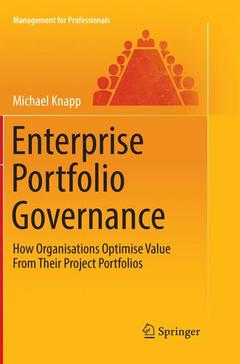 Cover of the book Enterprise Portfolio Governance