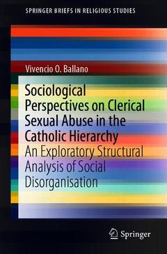 Couverture de l’ouvrage Sociological Perspectives on Clerical Sexual Abuse in the Catholic Hierarchy