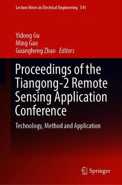 Couverture de l’ouvrage Proceedings of the Tiangong-2 Remote Sensing Application Conference