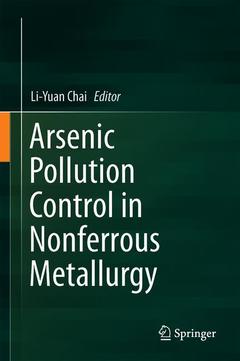 Couverture de l’ouvrage Arsenic Pollution Control in Nonferrous Metallurgy