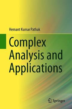 Couverture de l’ouvrage Complex Analysis and Applications