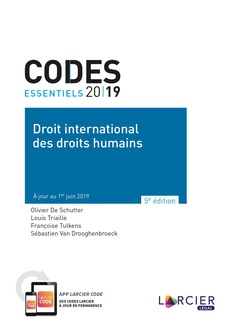 Couverture de l’ouvrage Code essentiel - Droit international des droits humains