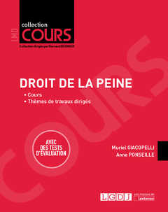 Cover of the book Droit de la peine