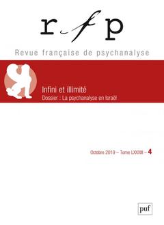 Couverture de l’ouvrage Revue Française de Psychanalyse Tome 83 N° 4, 2019