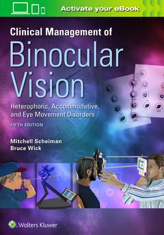Couverture de l’ouvrage Clinical Management of Binocular Vision