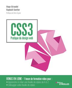 Couverture de l’ouvrage CSS3 - Pratique du design web