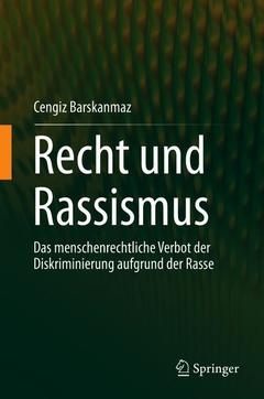 Couverture de l’ouvrage Recht und Rassismus