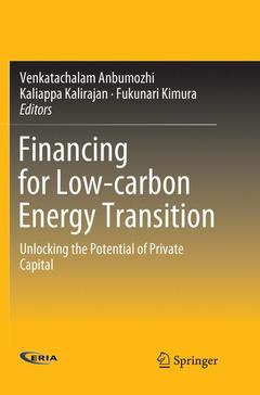 Couverture de l’ouvrage Financing for Low-carbon Energy Transition