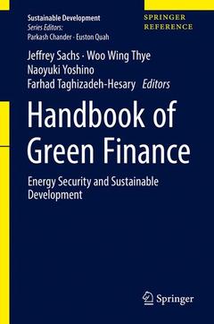 Couverture de l’ouvrage Handbook of Green Finance