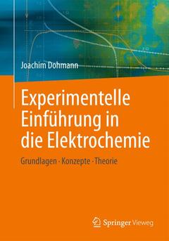 Couverture de l’ouvrage Experimentelle Einführung in die Elektrochemie