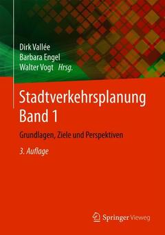 Couverture de l’ouvrage Stadtverkehrsplanung Band 1
