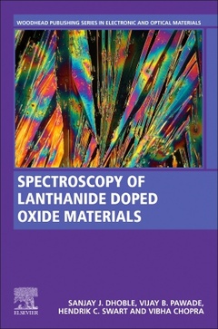 Couverture de l’ouvrage Spectroscopy of Lanthanide Doped Oxide Materials