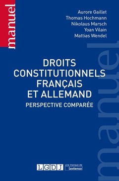 Cover of the book Droits constitutionnels français et allemand