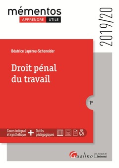 Cover of the book Droit pénal du travail