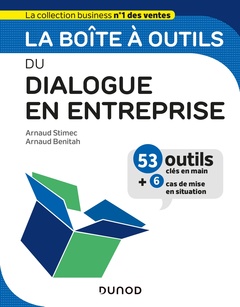 Couverture de l’ouvrage La boîte à outils du Dialogue en entreprise - Prix DCF du Livre - 2020