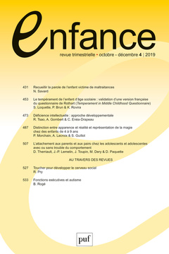 Cover of the book Enfance 2019 n714