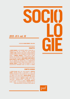 Cover of the book Sociologie 2019 n4
