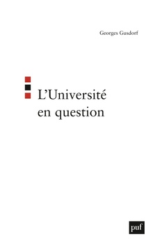 Cover of the book L'université en question