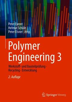 Couverture de l’ouvrage Polymer Engineering 3