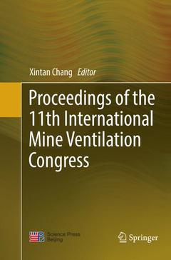 Couverture de l’ouvrage Proceedings of the 11th International Mine Ventilation Congress