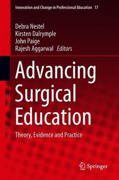 Couverture de l’ouvrage Advancing Surgical Education