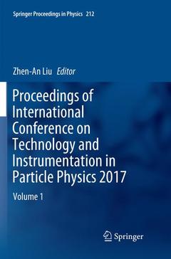 Couverture de l’ouvrage Proceedings of International Conference on Technology and Instrumentation in Particle Physics 2017