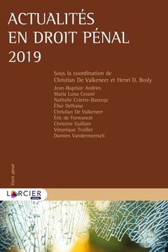Cover of the book Actualités en droit pénal