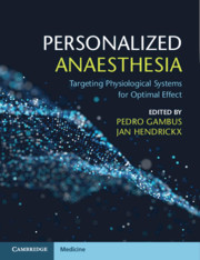 Couverture de l’ouvrage Personalized Anaesthesia