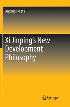 Couverture de l’ouvrage Xi Jinping's New Development Philosophy
