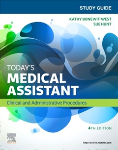 Cover of the book Study Guide for Today's Medical Assistant