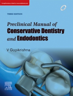 Couverture de l’ouvrage Preclinical Manual of Conservative Dentistry and Endodontics