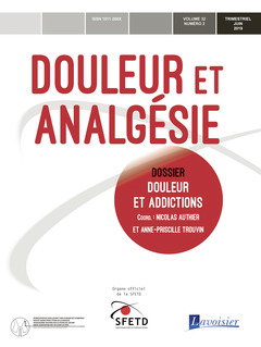 Cover of the book Douleur et addictions