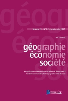 Cover of the book Les politiques urbaines dans les villes en décroissance