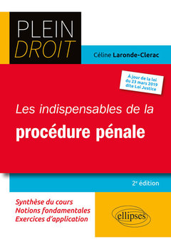 Cover of the book Les indispensables de la procédure pénale - 2e édition