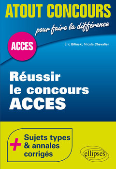 Cover of the book Réussir le concours ACCES
