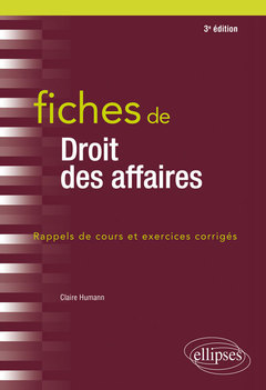 Cover of the book Fiches de droit des affaires - 3e édition