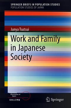 Couverture de l’ouvrage Work and Family in Japanese Society