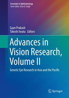 Couverture de l’ouvrage Advances in Vision Research, Volume II