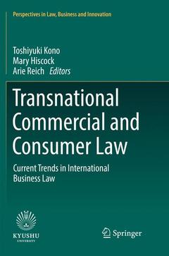 Cover of the book Transnational Commercial and Consumer Law