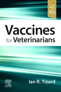 Couverture de l’ouvrage Vaccines for Veterinarians