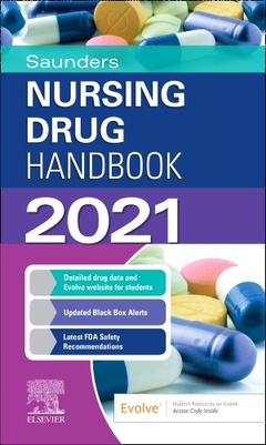 Couverture de l’ouvrage Saunders Nursing Drug Handbook 2021