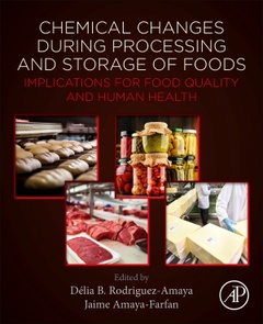 Couverture de l’ouvrage Chemical Changes During Processing and Storage of Foods