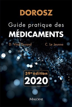 Couverture de l’ouvrage Dorosz guide pratique des médicaments 2020